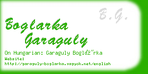 boglarka garaguly business card